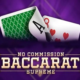 Baccarat Supreme slot logo by OneTouch Games at Spellwin Casino