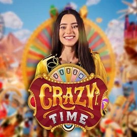 Crazy Time slot icon by Evolution, available at Spellwin Casino