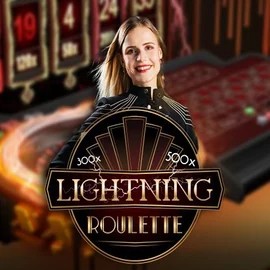 Lightning Roulette logo – Live Casino by Evolution at Spellwin Casino